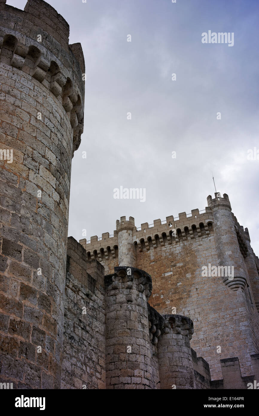 Penafiel castle ribera del duero spain medieval Stock Photo