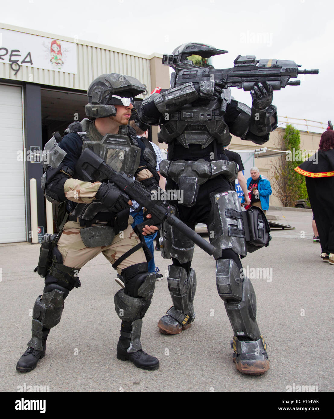 Toronto Canada 23rd May 2014 Cosplayers Pose For Photos During Stock Photo Alamy https www alamy com toronto canada 23rd may 2014 cosplayers pose for photos during the image69591695 html