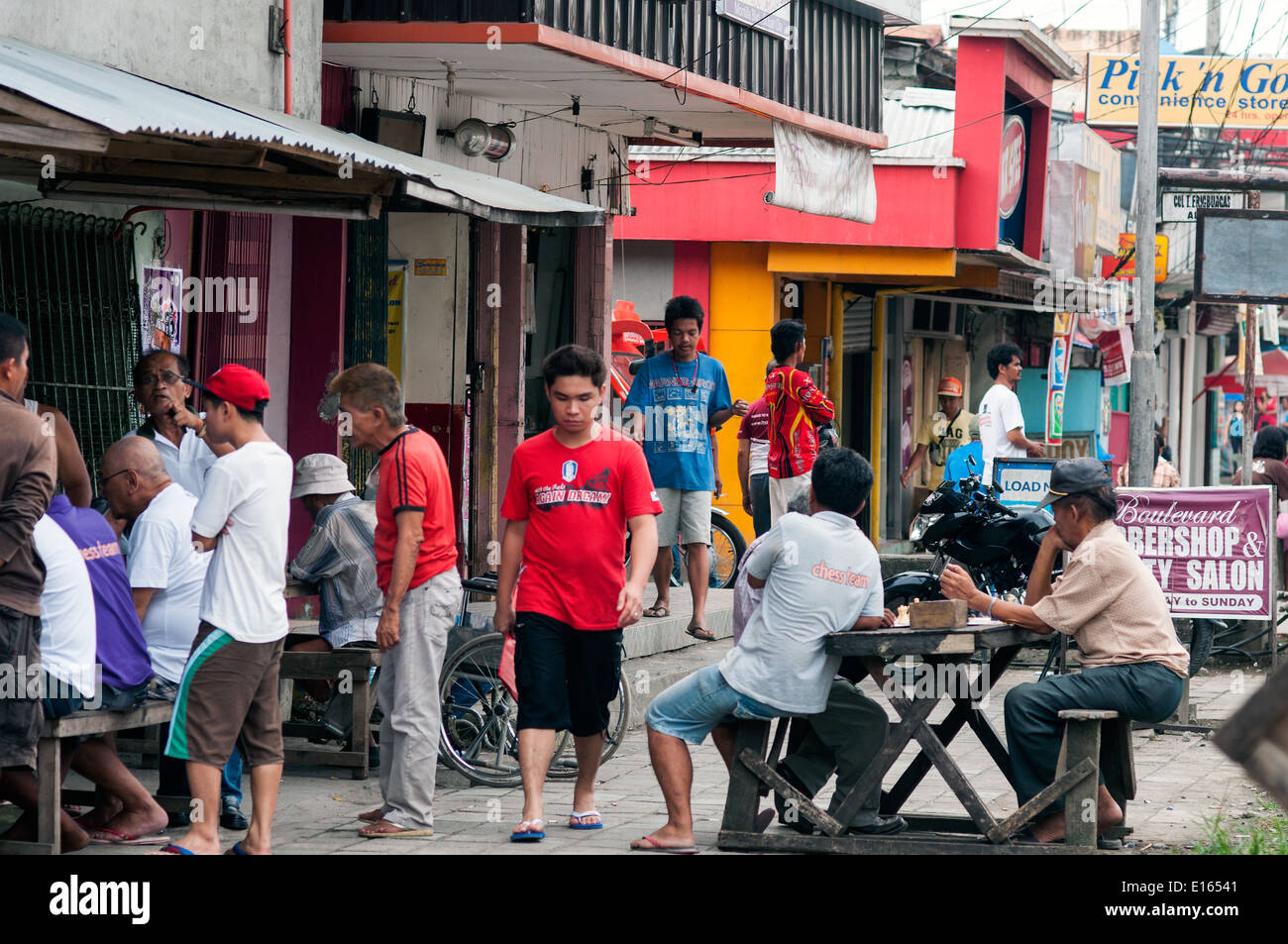 street scene, Butuan, Philippines Stock Photo