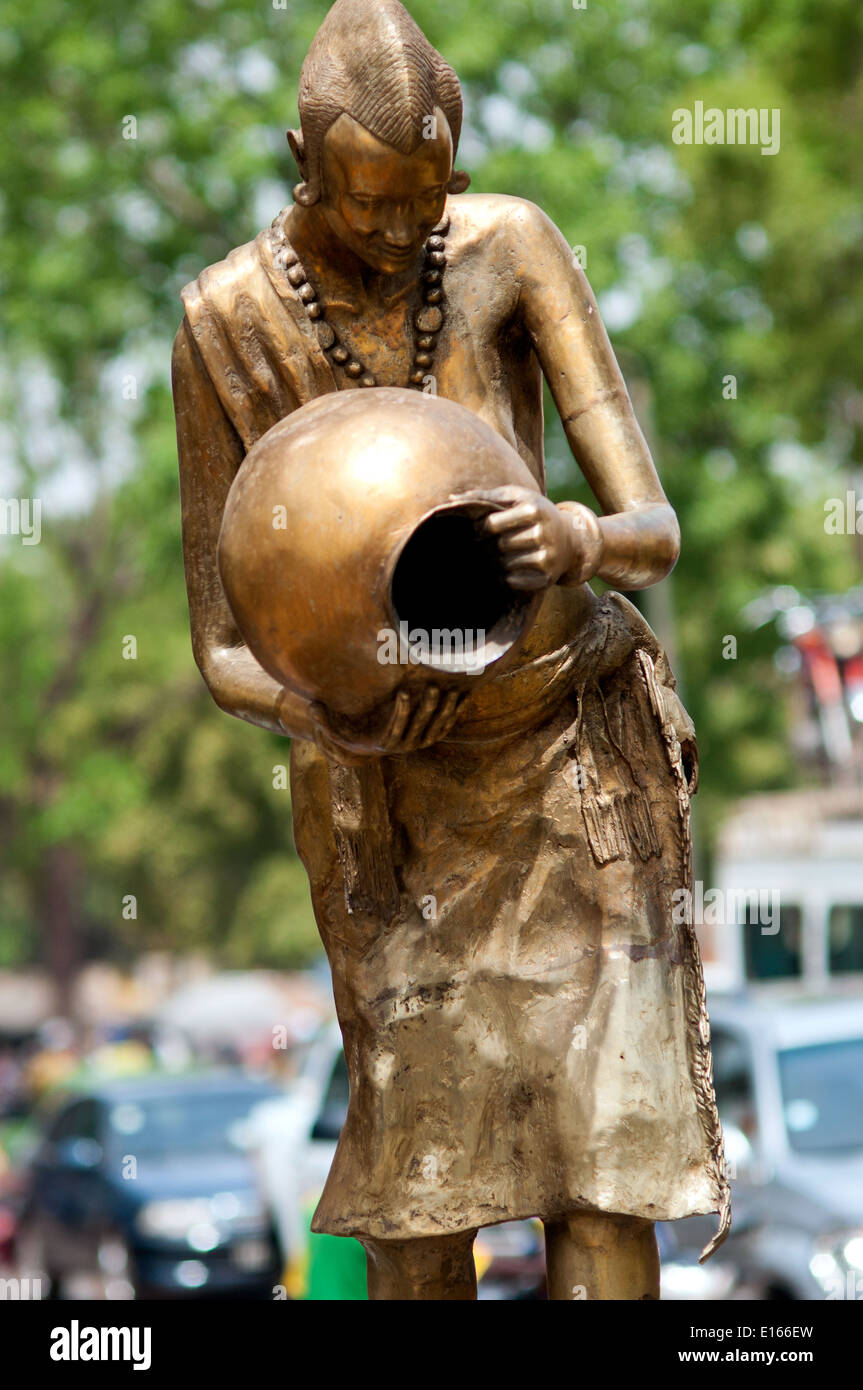 statue, Ouagadougou, Burkina Faso Stock Photo
