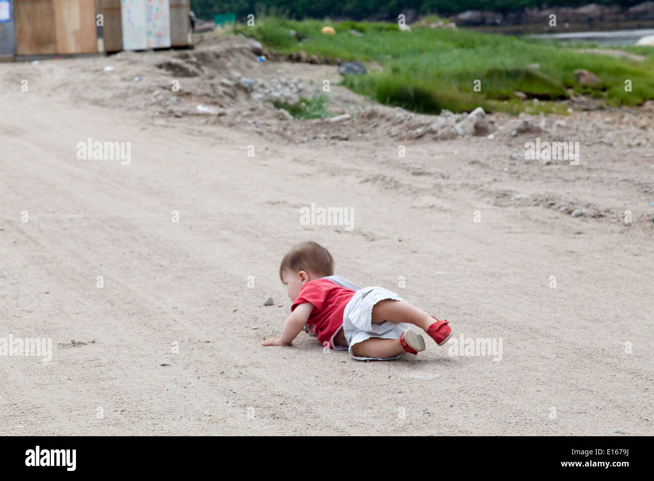 Boy fall down while playing Stock Photo Alamy