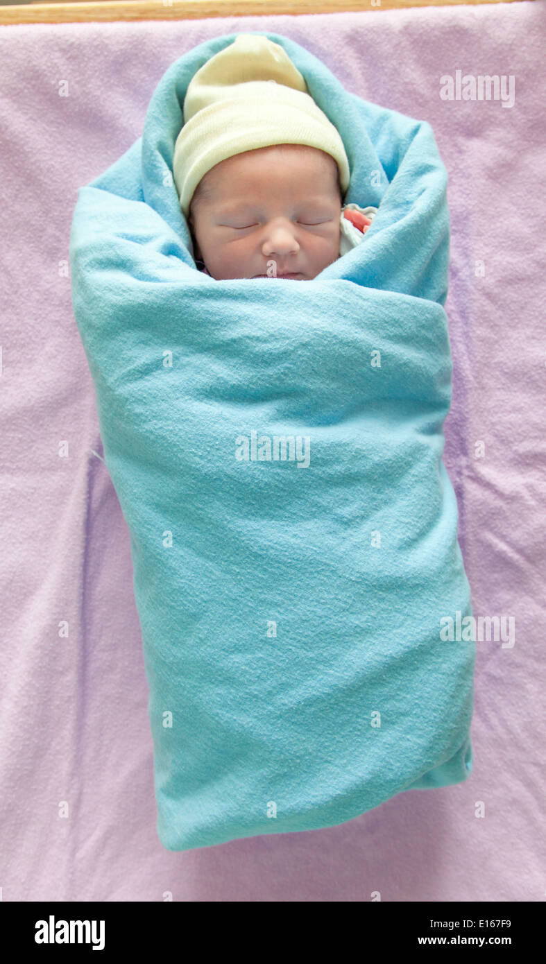 Newborn baby sleeping Stock Photo Alamy