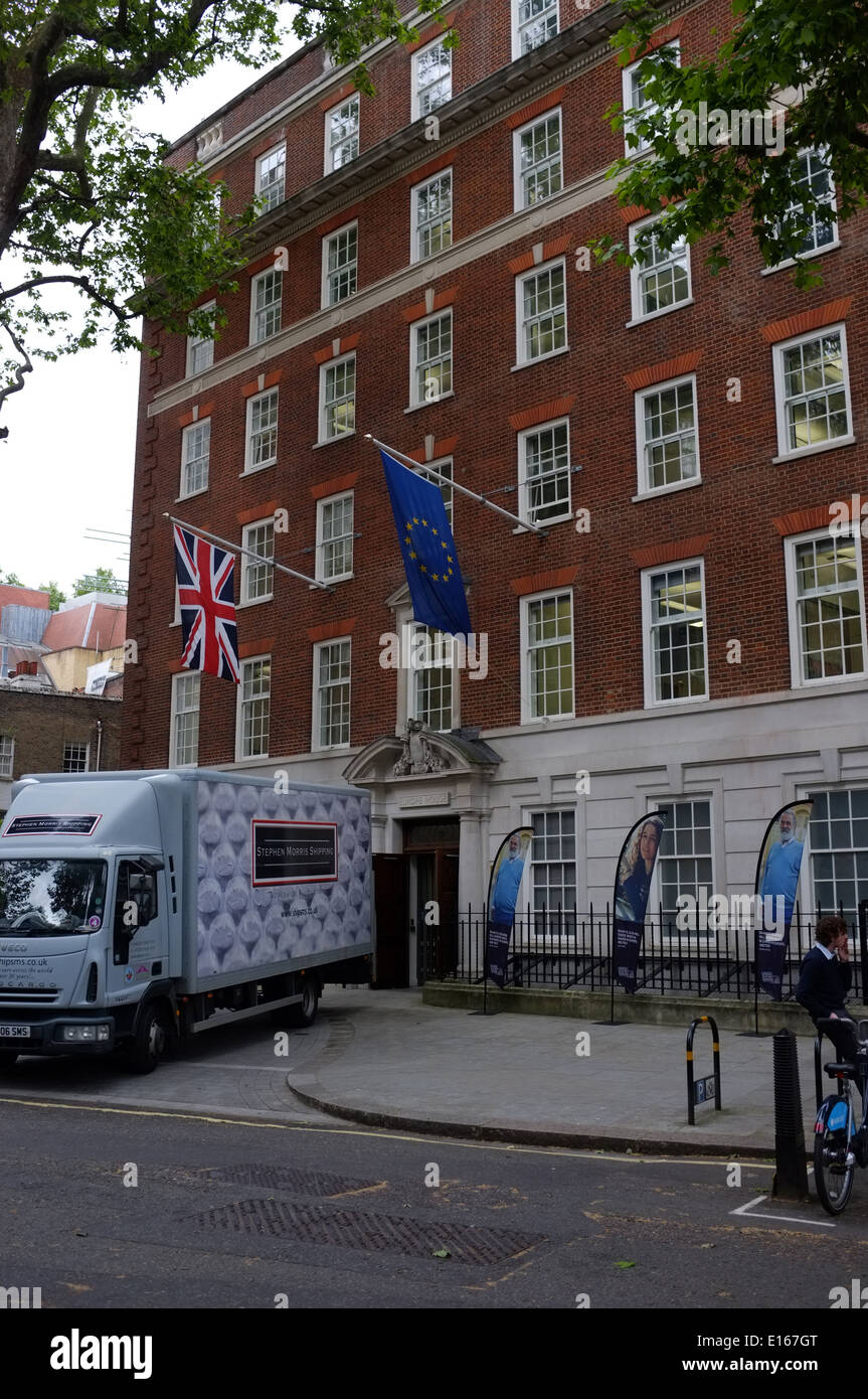 The European Commission Representation in the United Kingdom, 32 Smith Square, London SW1P 3EU UK Stock Photo