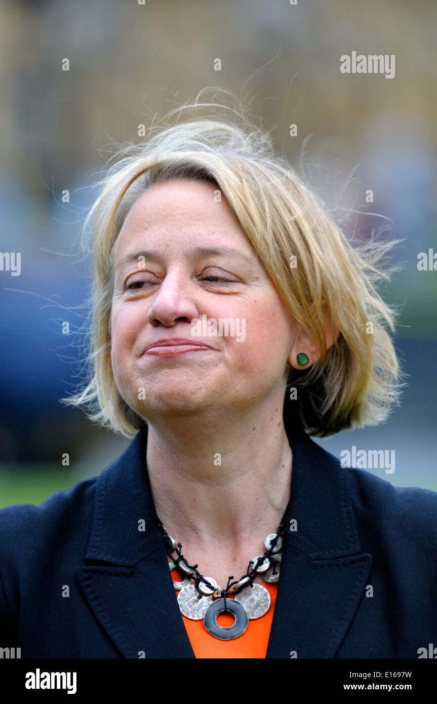 Natalie Bennett, leader of the Green Party of England and Wales Stock Photo