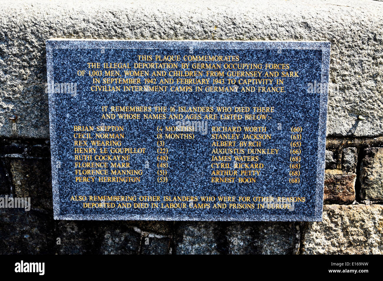 9202. St Peter Port, WW2 War Memorial, Guernsey, Channel Islands, UK