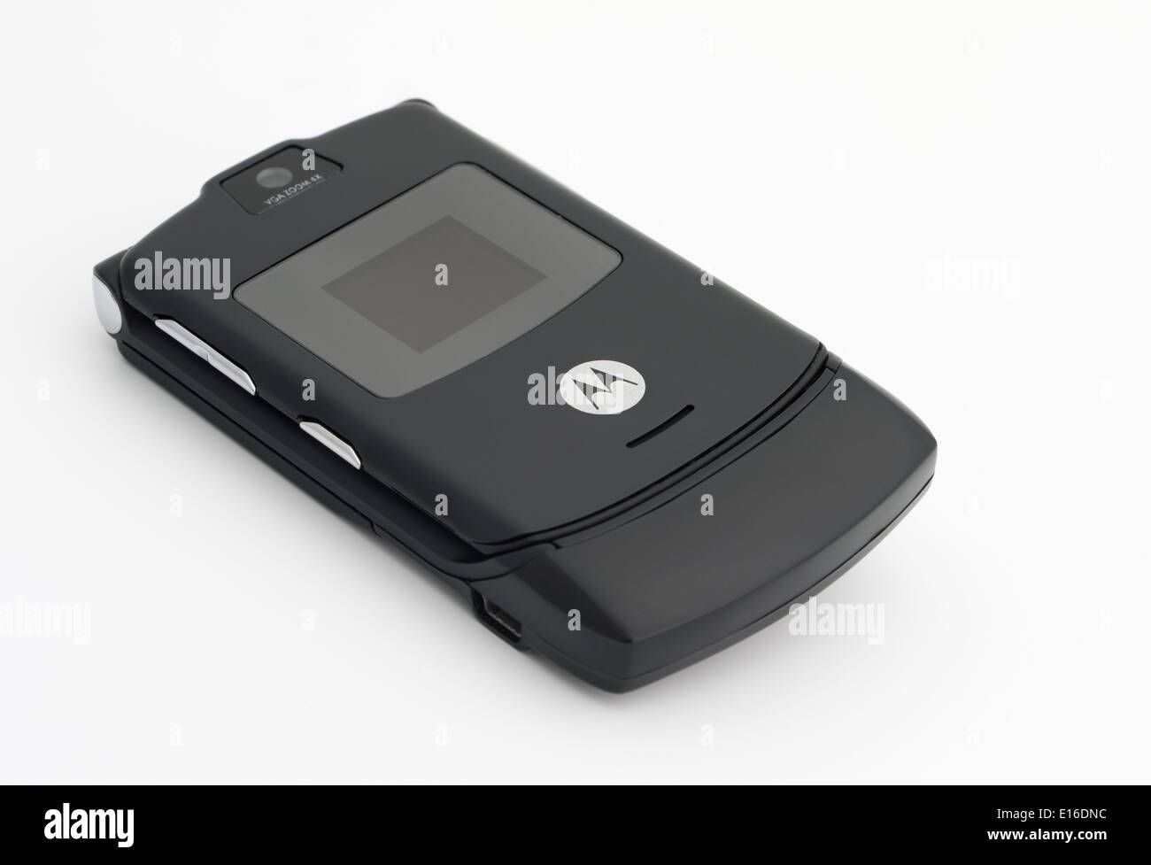 Motorola Razr V3 ( 2004 ) iconic clamshell mobile phone Stock Photo