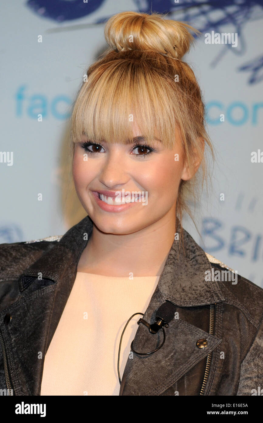 Singer and actress Demi Lovato visits the Young Women’s Leadership