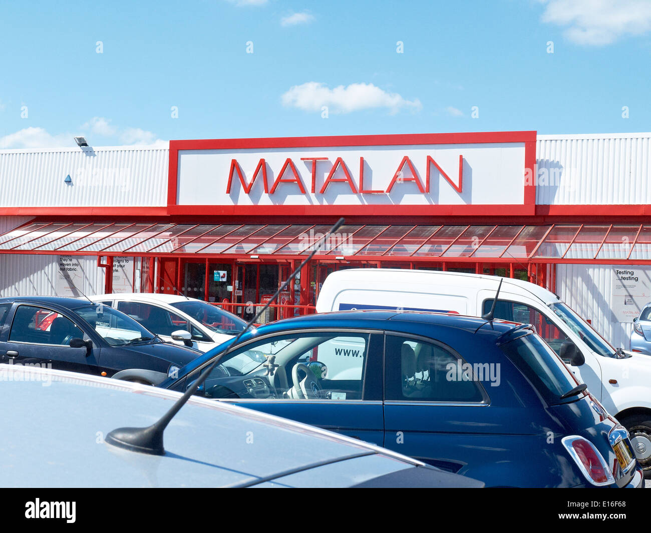 Matalan shop sign UK Stock Photo