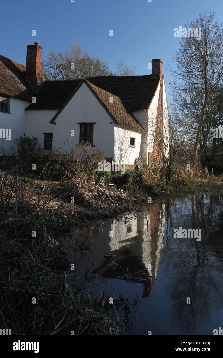 Willy Lott's Cottage, Flatford, East Bergholt, Suffolk Stock Photo Alamy