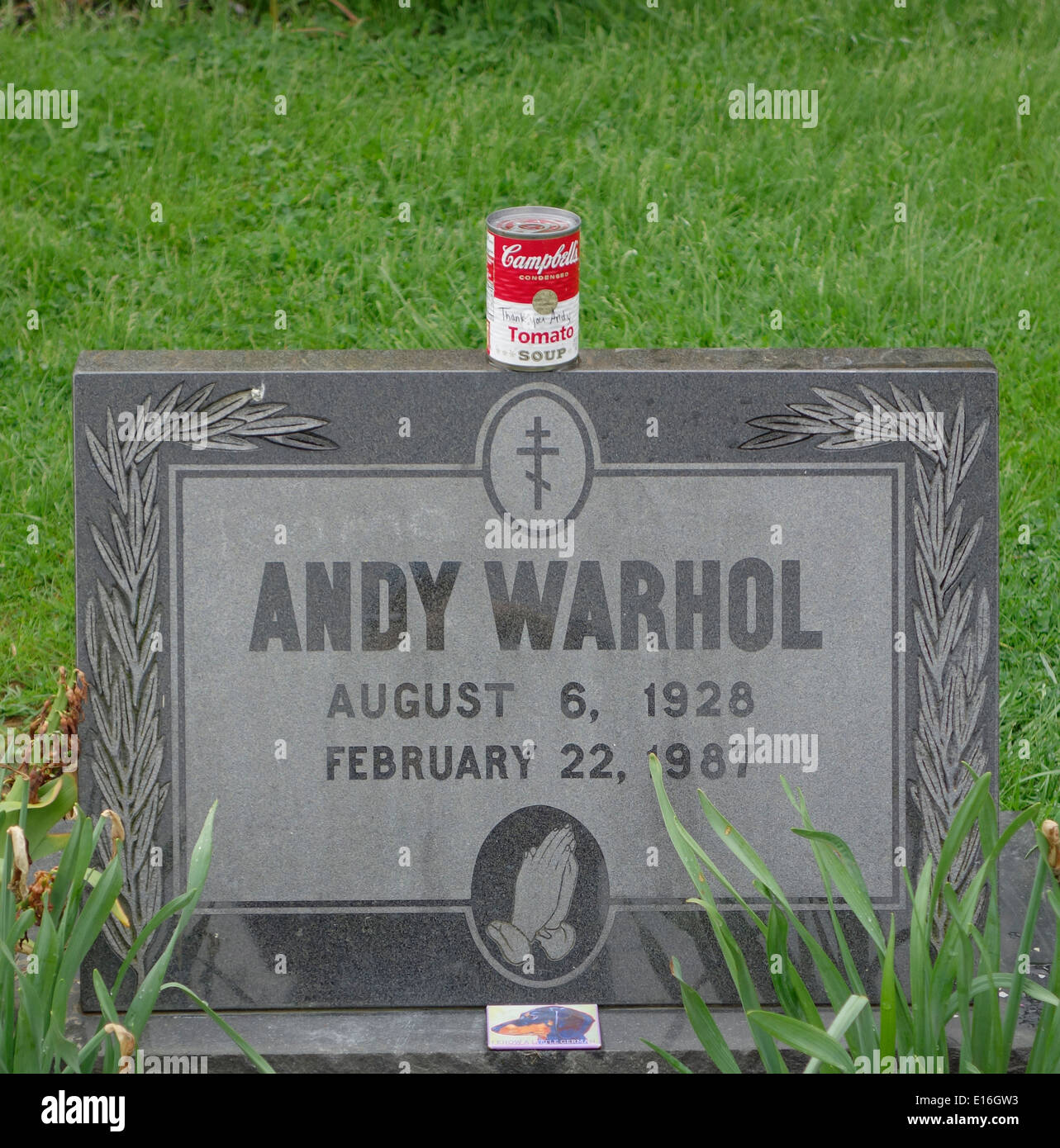 Andy Warhol gravesite Stock Photo