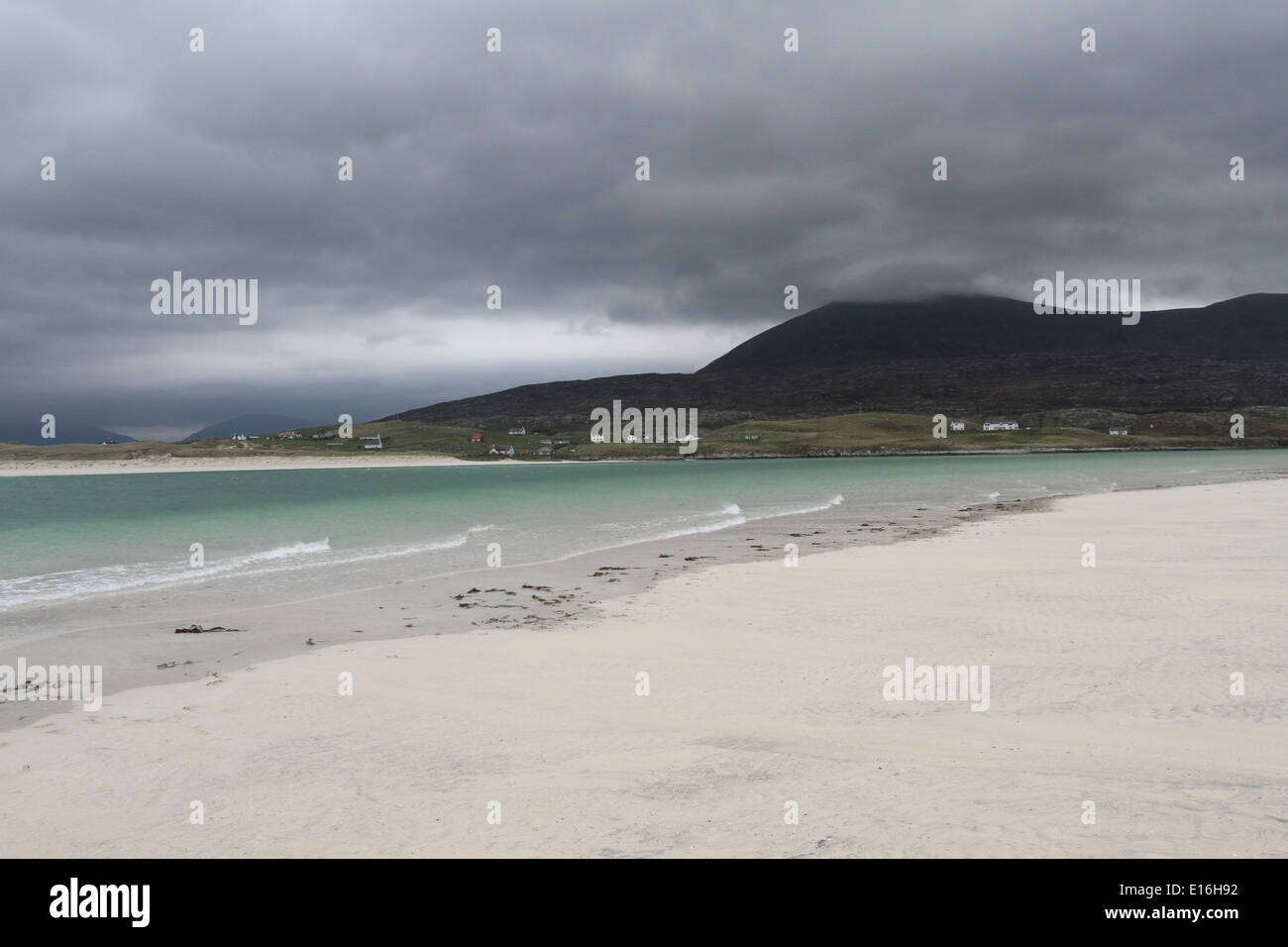Luskentyre Sands Isle of Harris Scotland  May 2014 Stock Photo
