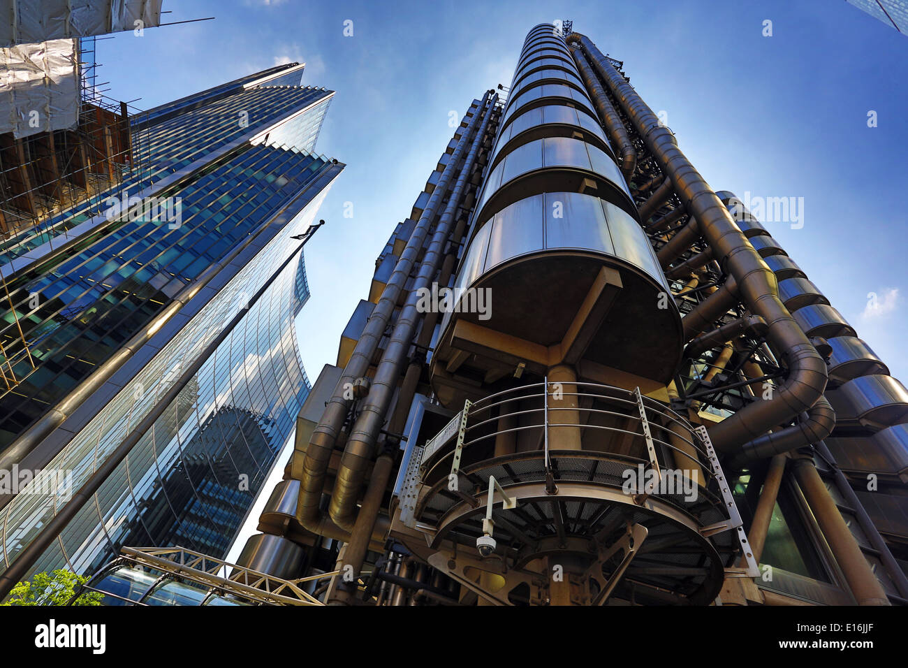 Lloyd's of London building in Leadenhall Street, London, England Stock Photo