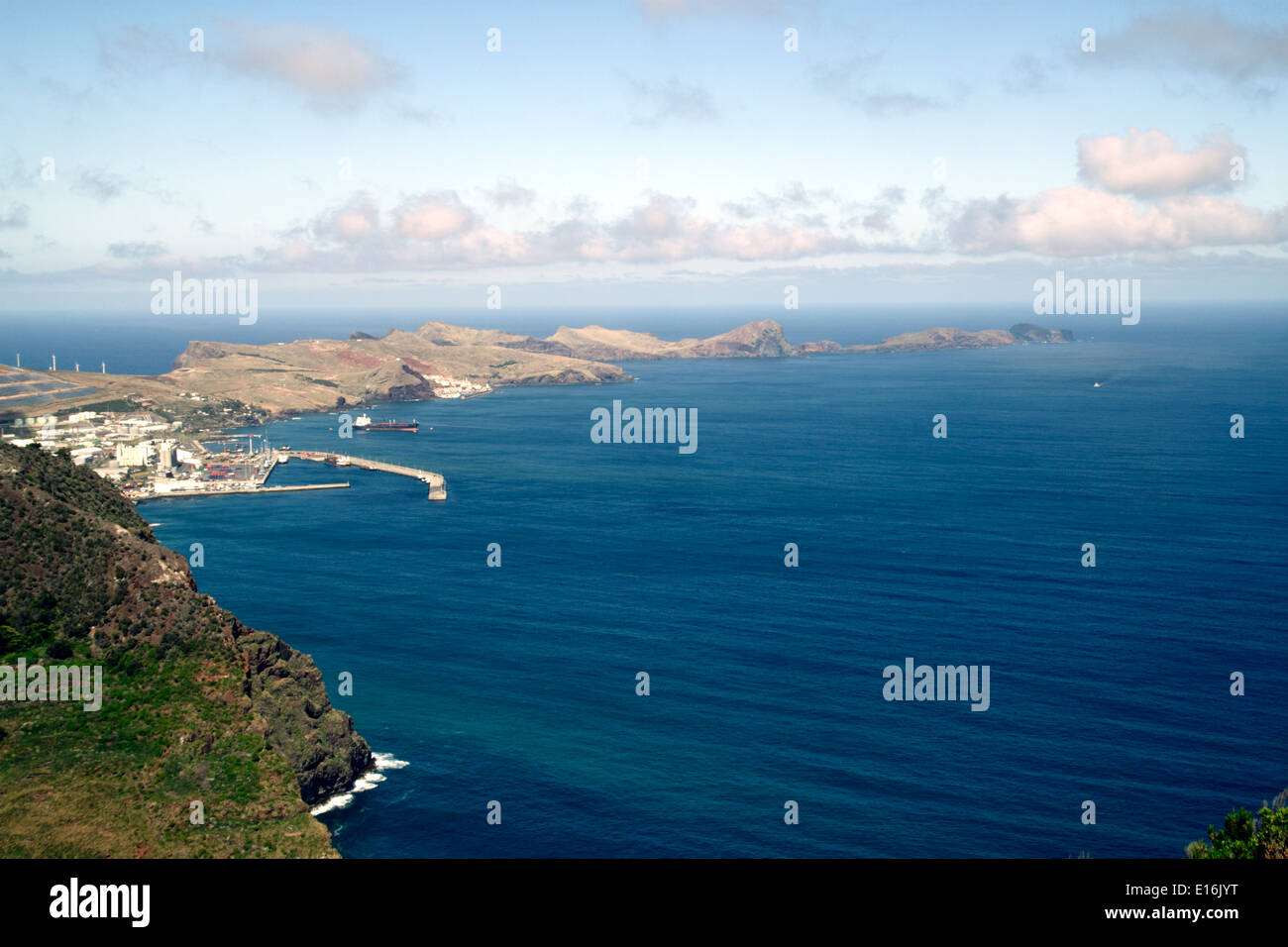 Easternmost peninsula of Madeira Stock Photo