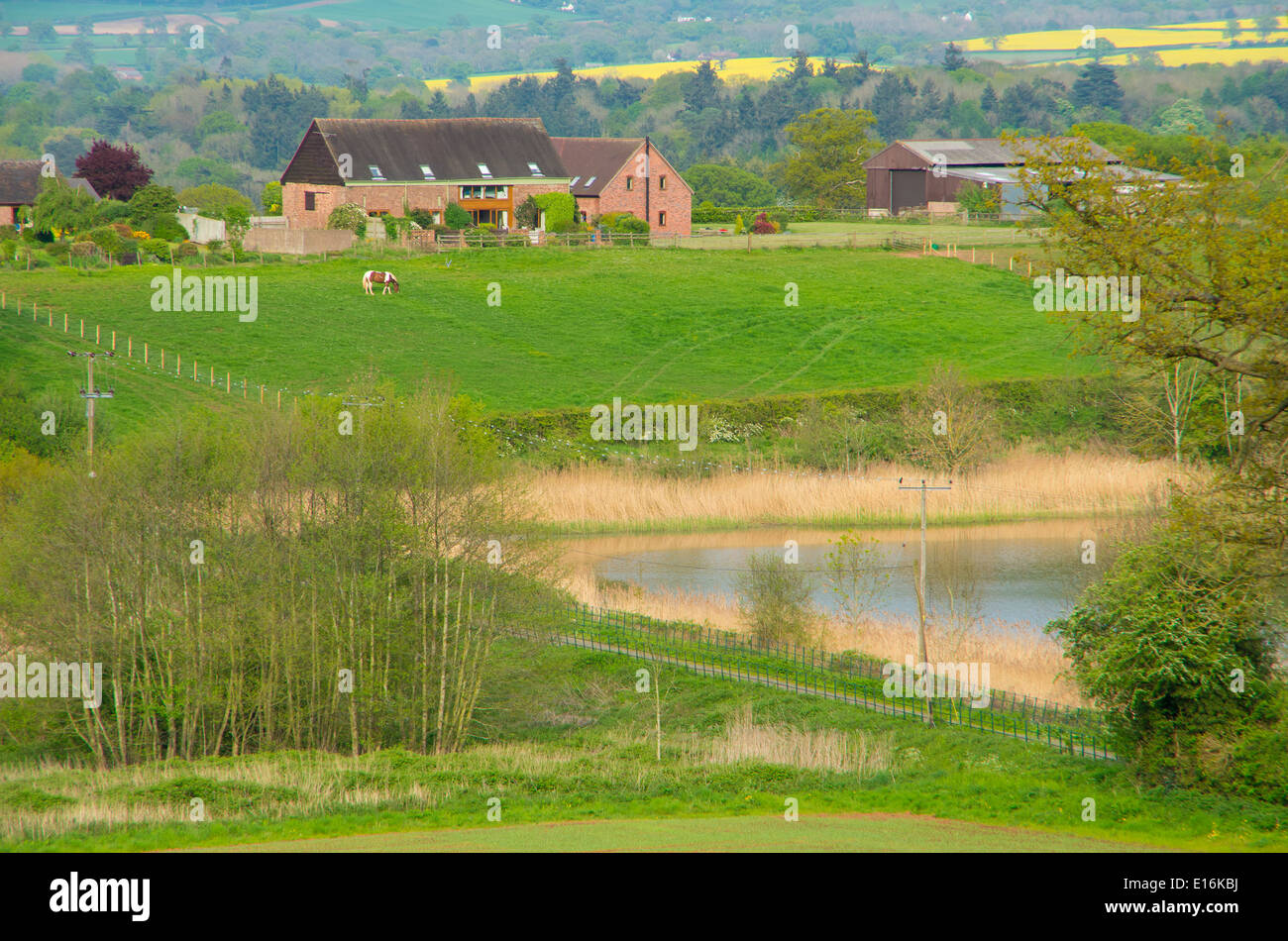 Chelmarsh Reservoir, Chelmarsh, Shropshire, England, UK Stock Photo Alamy