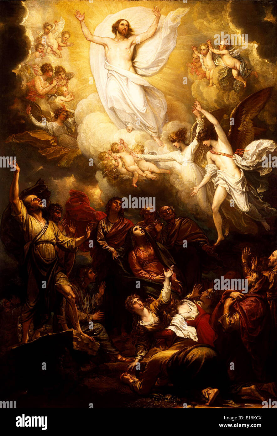The Ascension by Benjamin West, 1801 Stock Photo