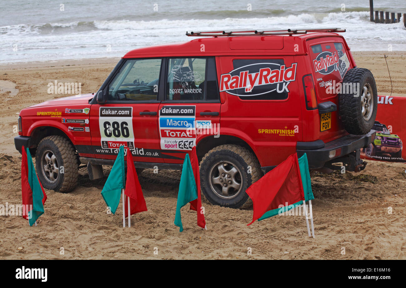 Rallyraid Desert Warrior vehicle at the first ever Bournemouth Wheels Festival in May. Credit:  Carolyn Jenkins/Alamy Live News Stock Photo