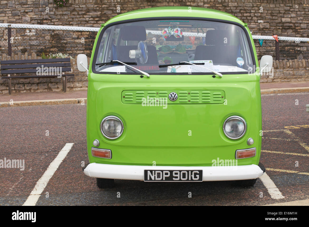 Kermit VW Campervan on display at the first ever Bournemouth Wheels