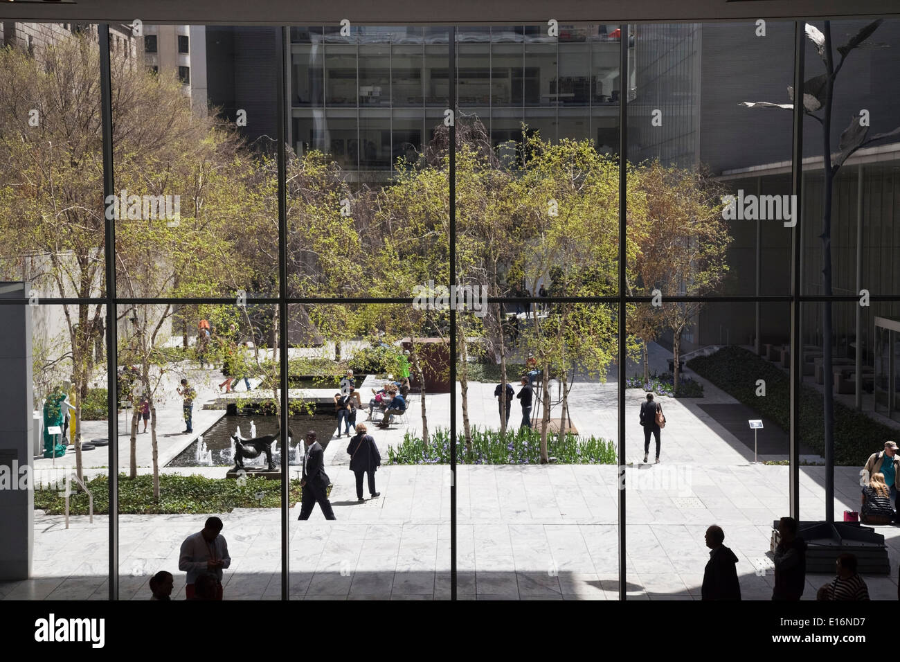 Sculpture Garden, MoMA Stock Photo