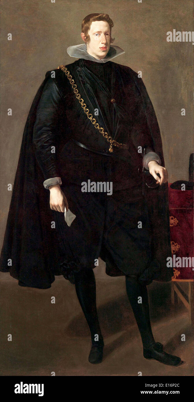 Philip IV King of Spain by Diego Velazquez, 1624 Stock Photo