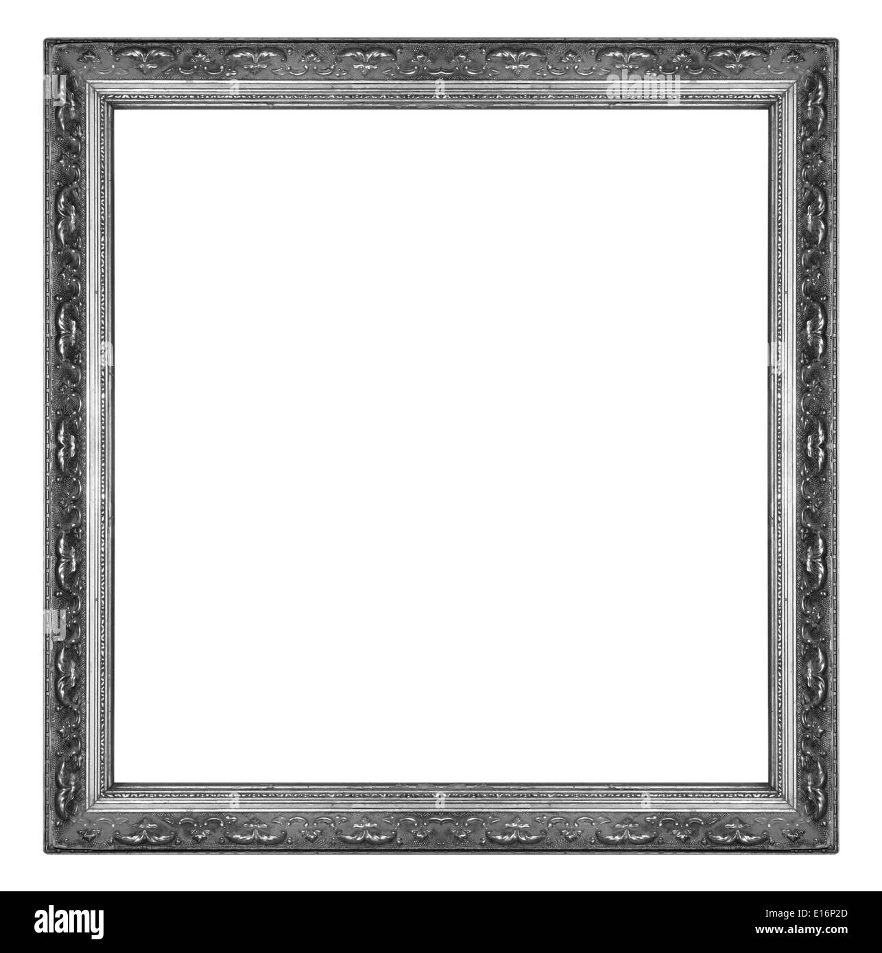 Black vintage frame isolated on white background Stock Photo - Alamy