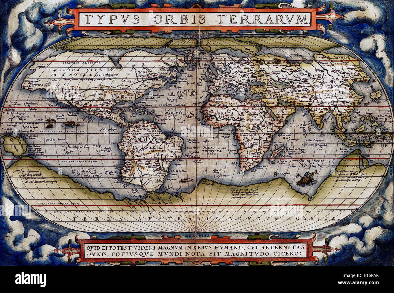 Ortelius World Map 
