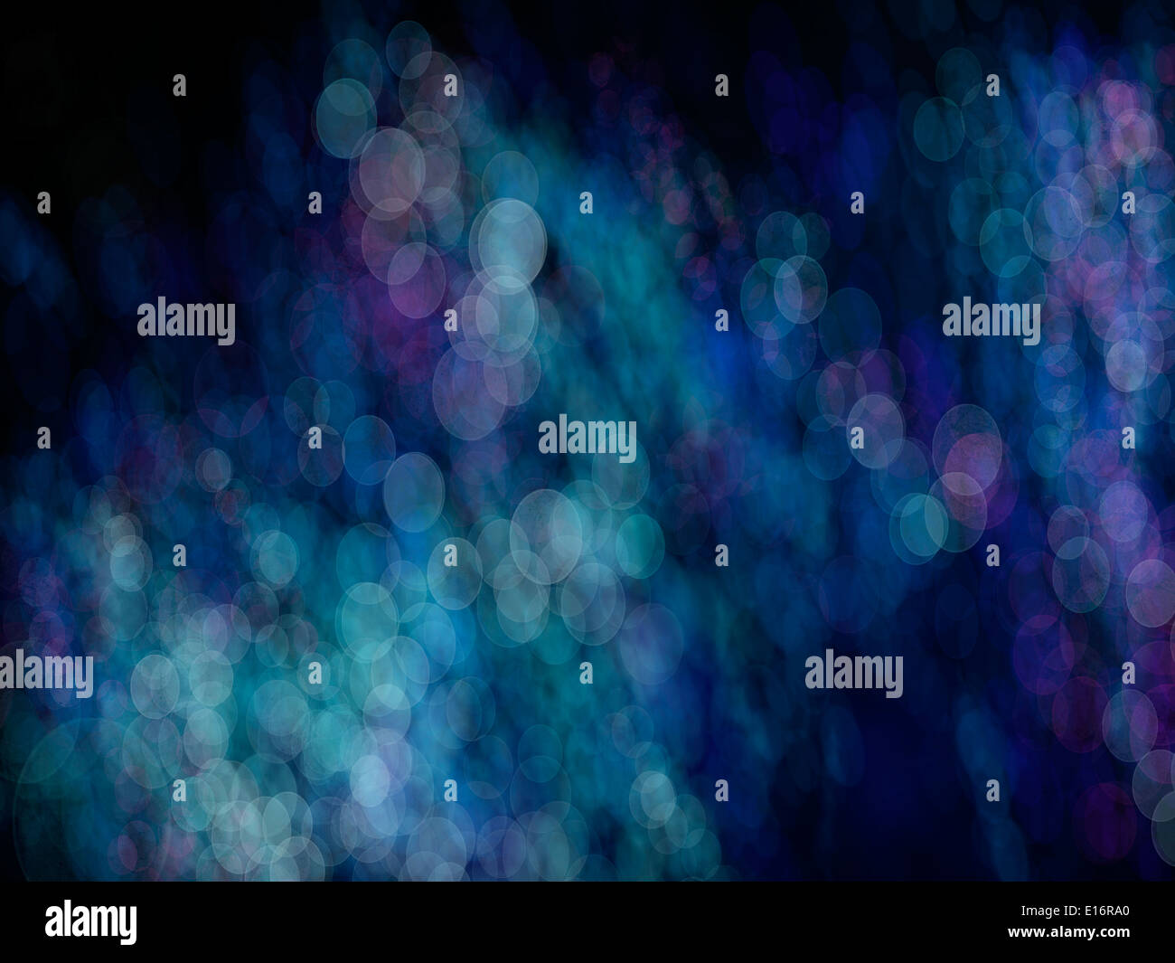 Blue abstract background with bokeh Stock Photo - Alamy