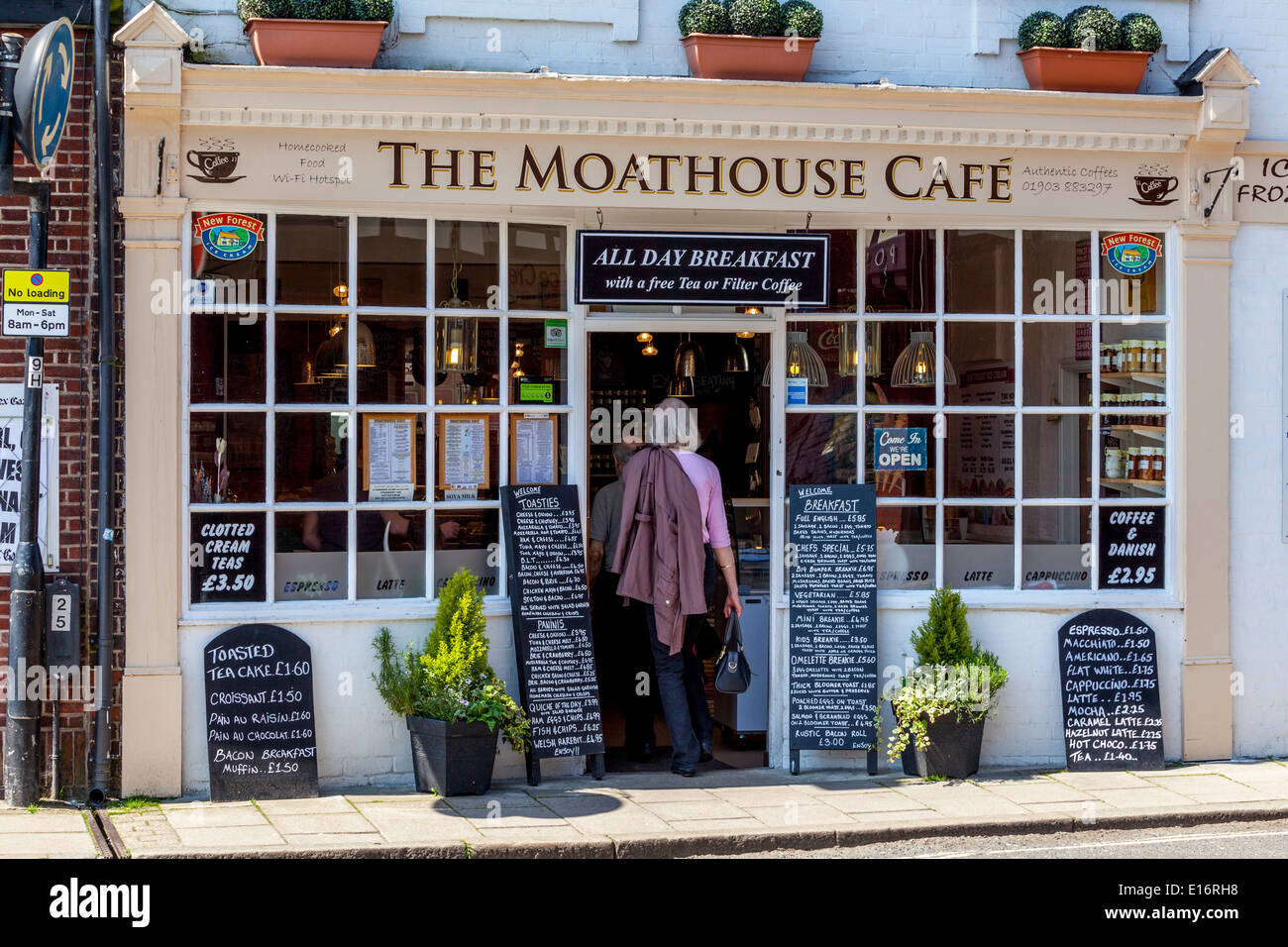 Cafe/Restaurant, Arundel, West Sussex, England Stock Photo