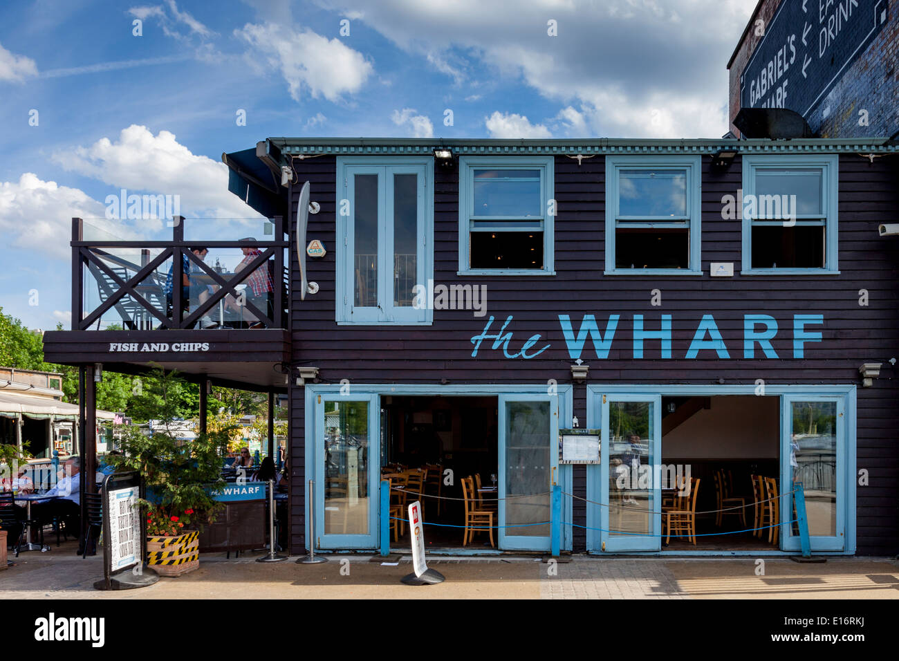 Gabriels wharf south bank london hires stock photography and images