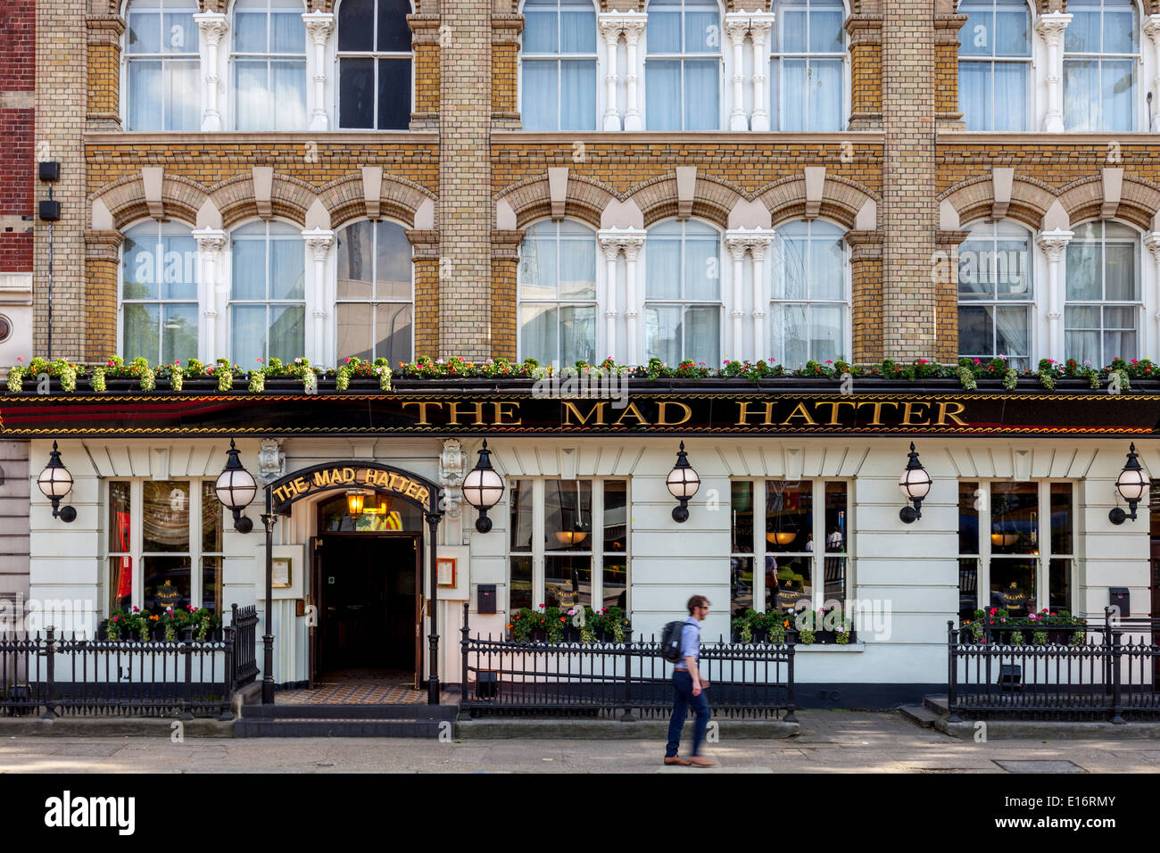 The Mad Hatter Hotel, Stamford Street, London, England Stock Photo