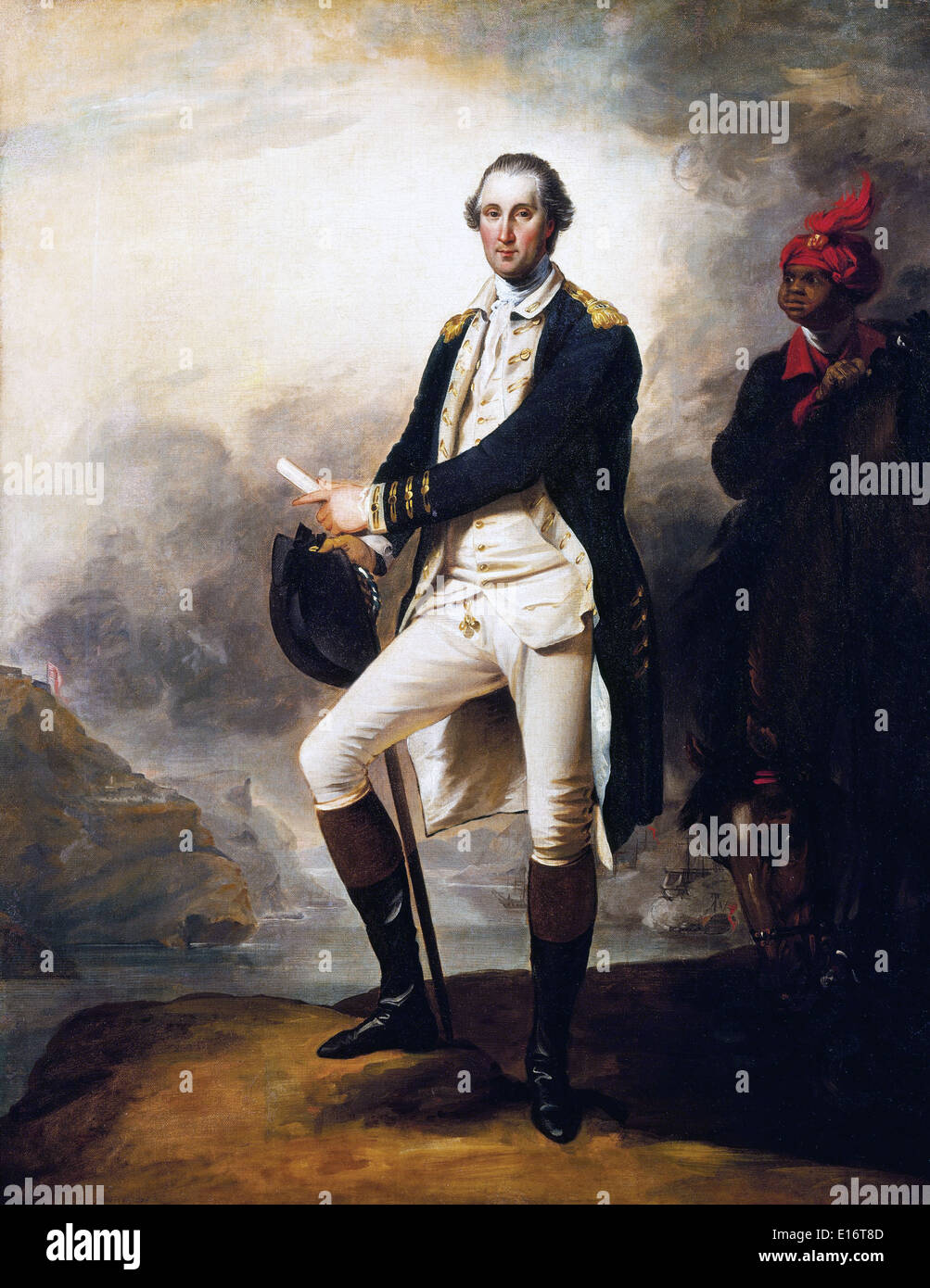 George Washington by John Trumbull Stock Photo