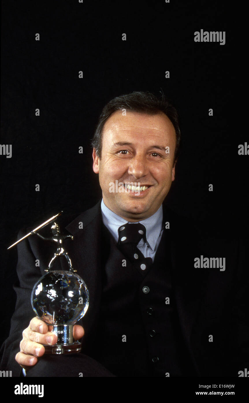 Alberto Zaccheroni (Udinese), 1995/1996 - Football/Soccer : Udinese head coach Alberto Zaccheroni holds 'Guerin d'oro' trophy in Italy. © Maurizio Borsari/AFLO/Alamy Live News Stock Photo