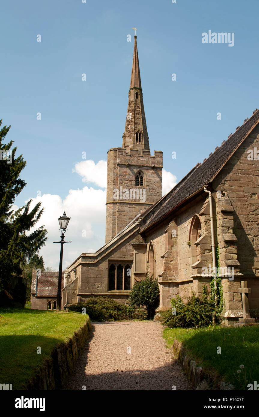 Belbroughton worcestershire village villages hires stock photography