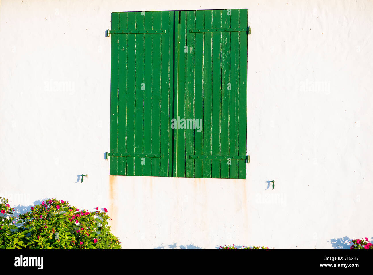 Traditional house, Ile de Re, France Stock Photo Alamy