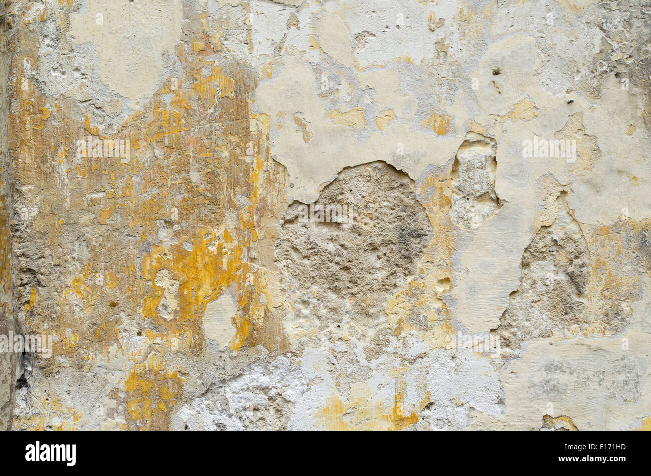 Weathered old wall background Stock Photo