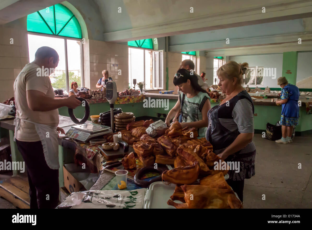 Cow head in butcher shop hires stock photography and images Alamy