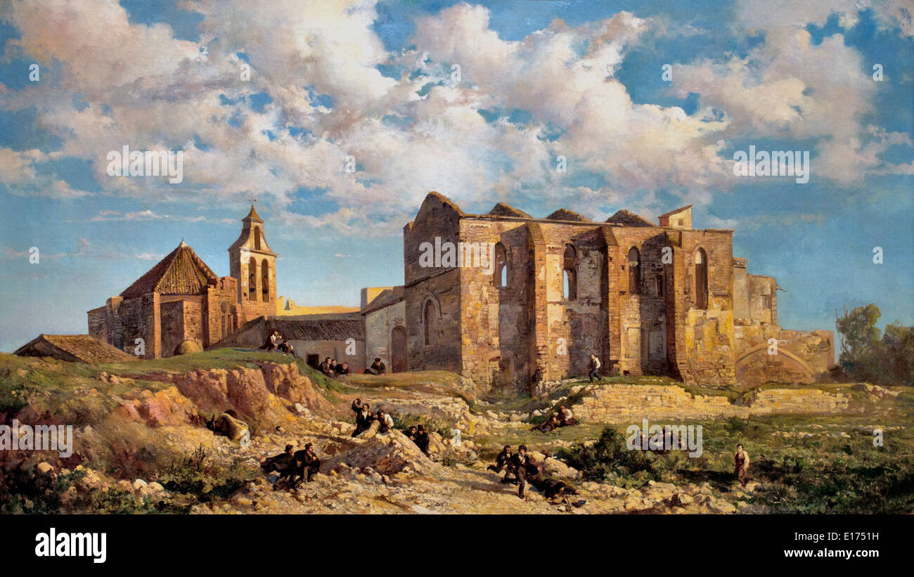 Ruins of the Church of the Holy Sepulchre 1862 Martí i Alsina 1826-1894 ...