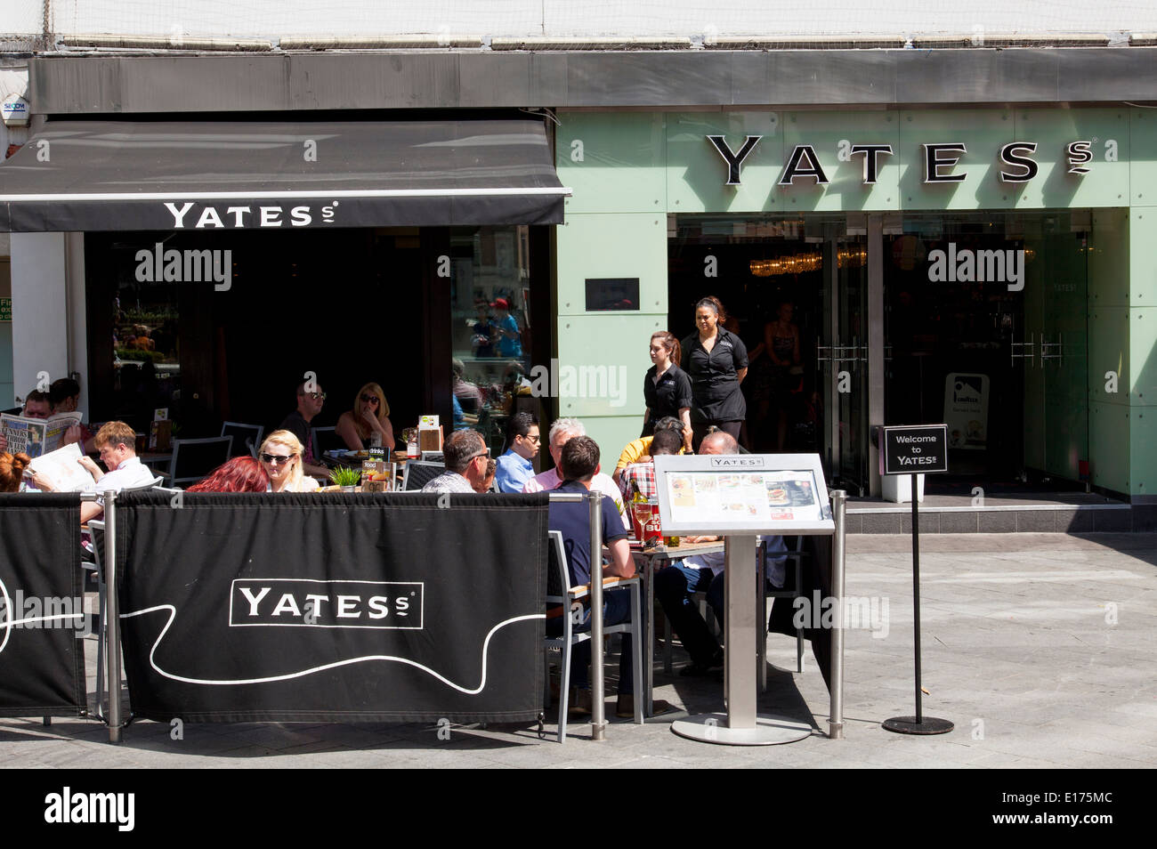 Yates, Leicester Square, London, England U.K. Stock Photo