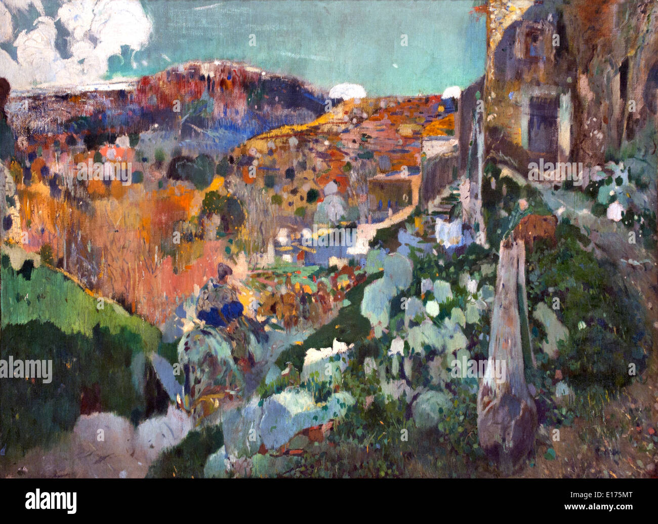 The Jewel 1910 Joaquim Mir 1873-1940 Spain Spanish Stock Photo