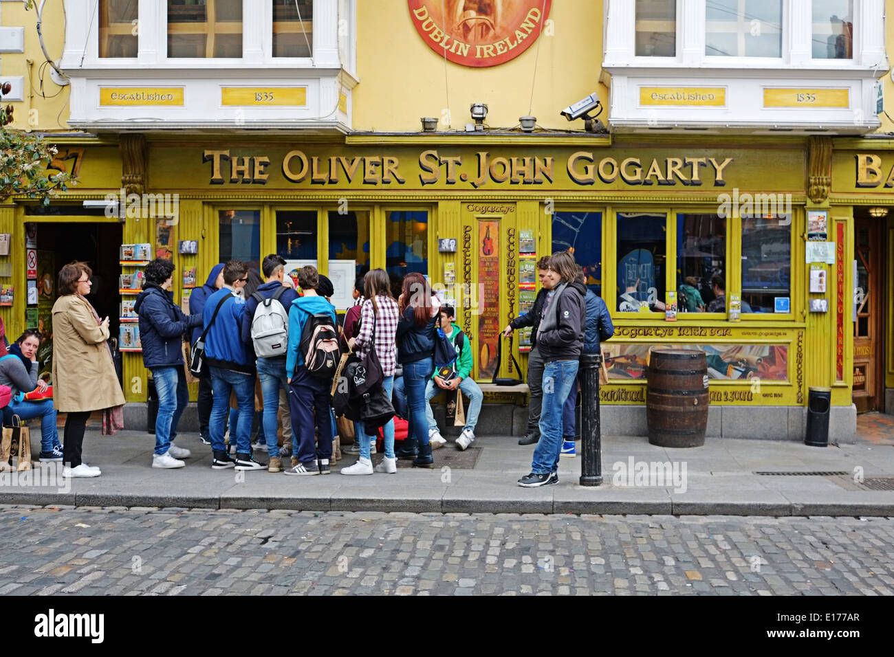 Oliver St. John Gogarty's Pub Dublin Stock Photo