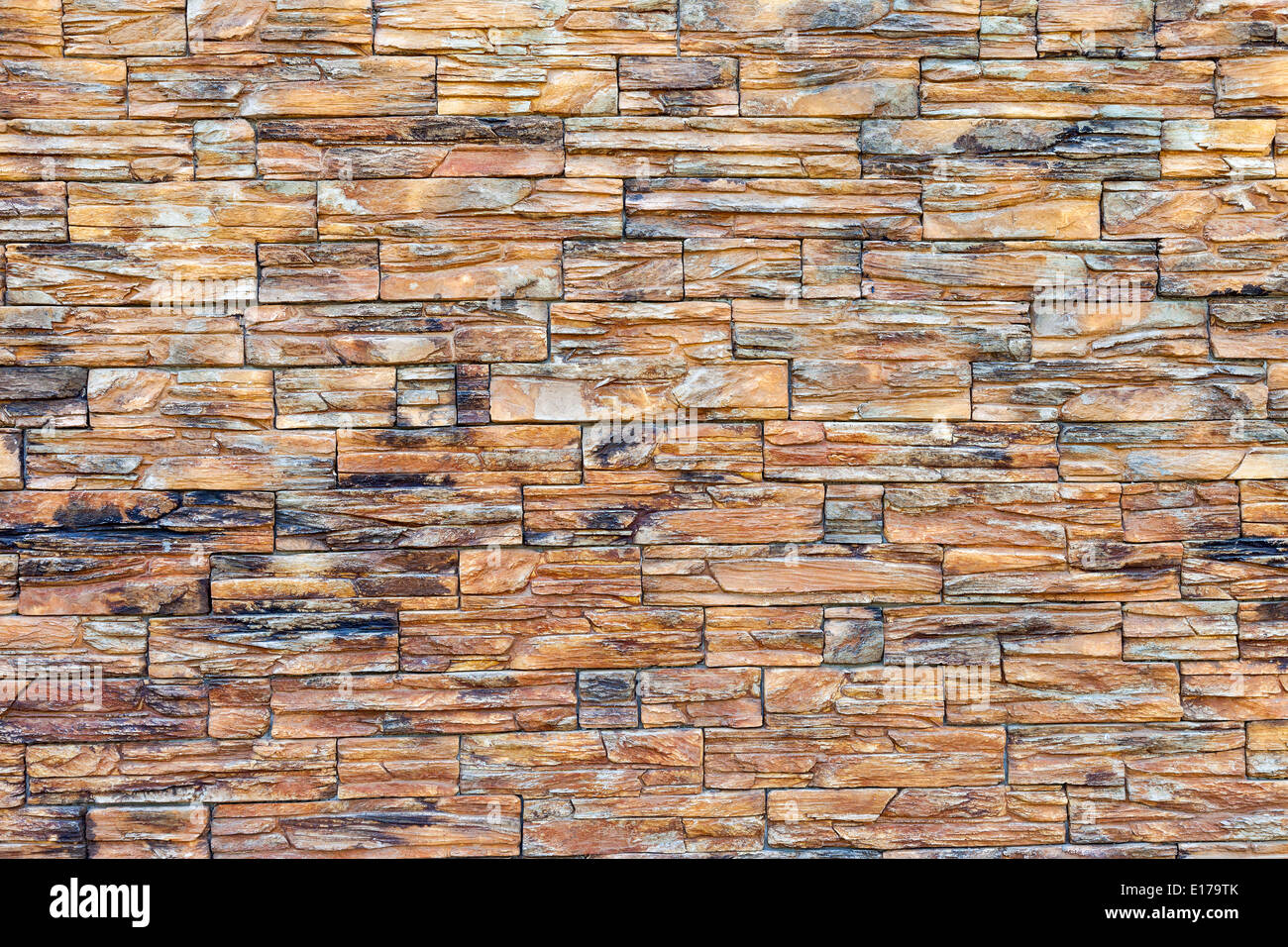 Background of modern rough brick wall texture Stock Photo