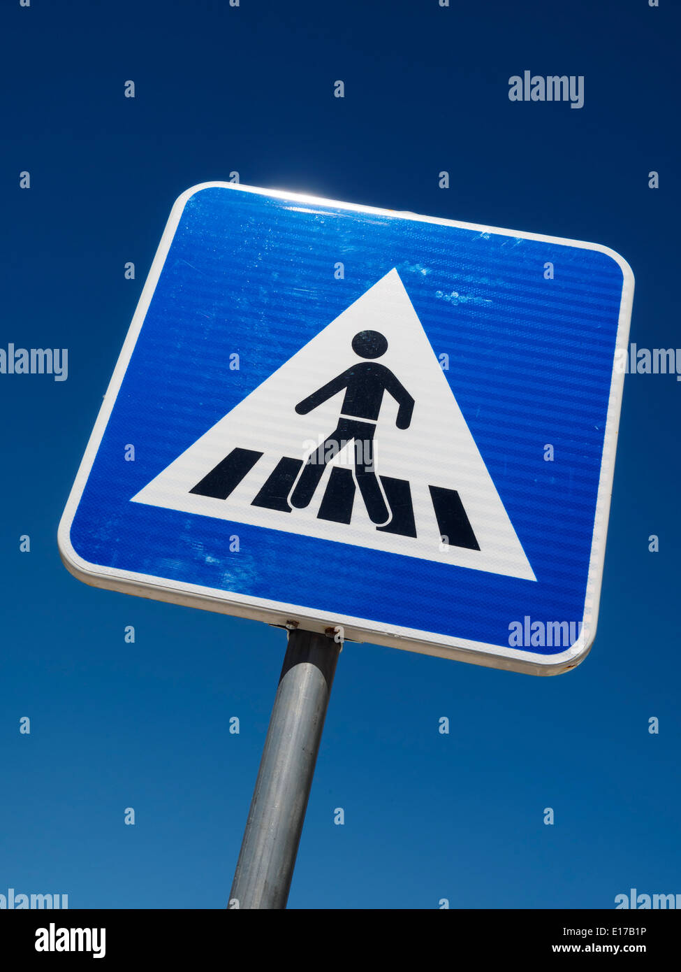 Pedestrian crossing sign isolated hi-res stock photography and images -  Alamy