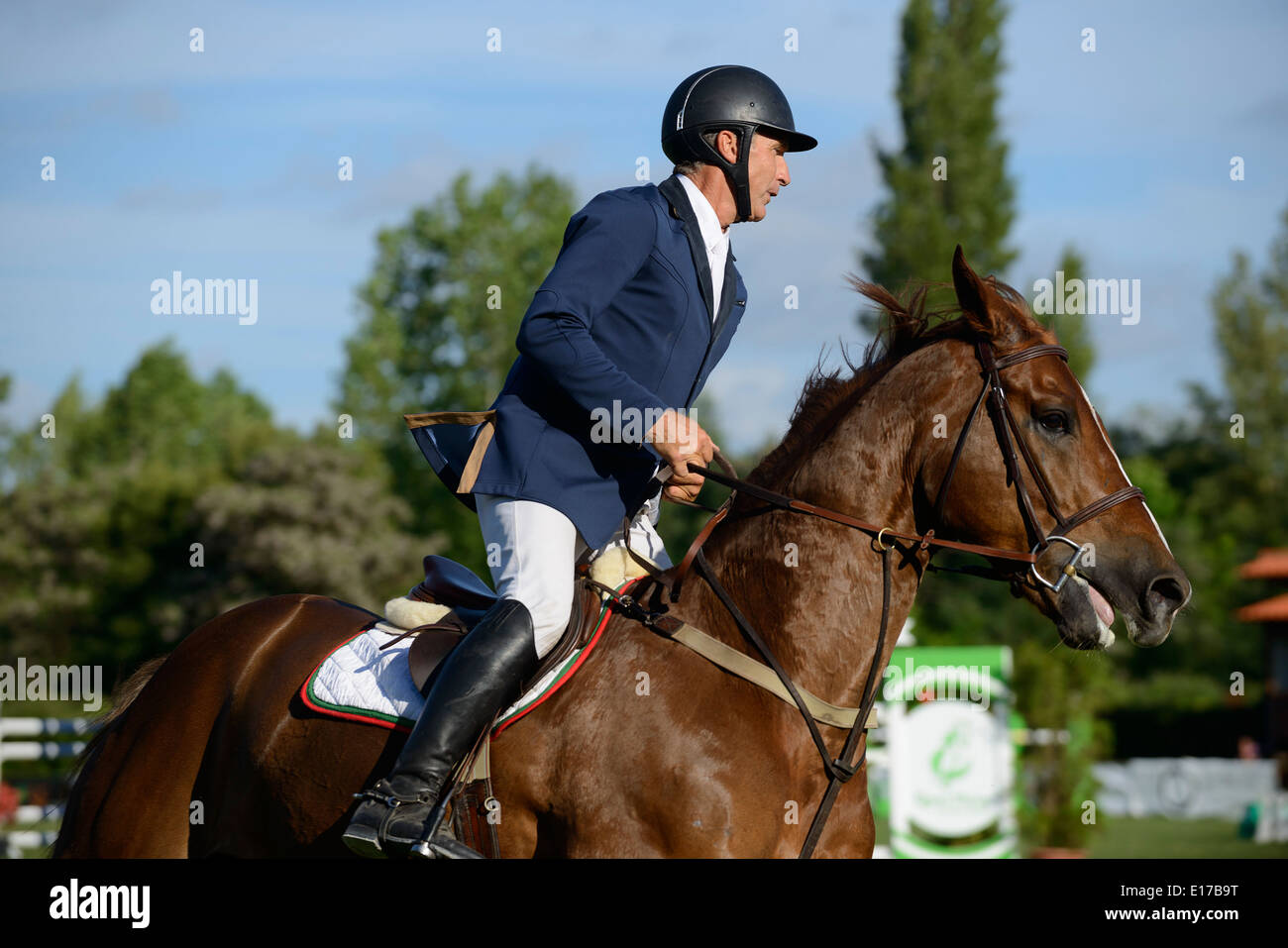 On Rider Rider on horse Stock Photo - Alamy