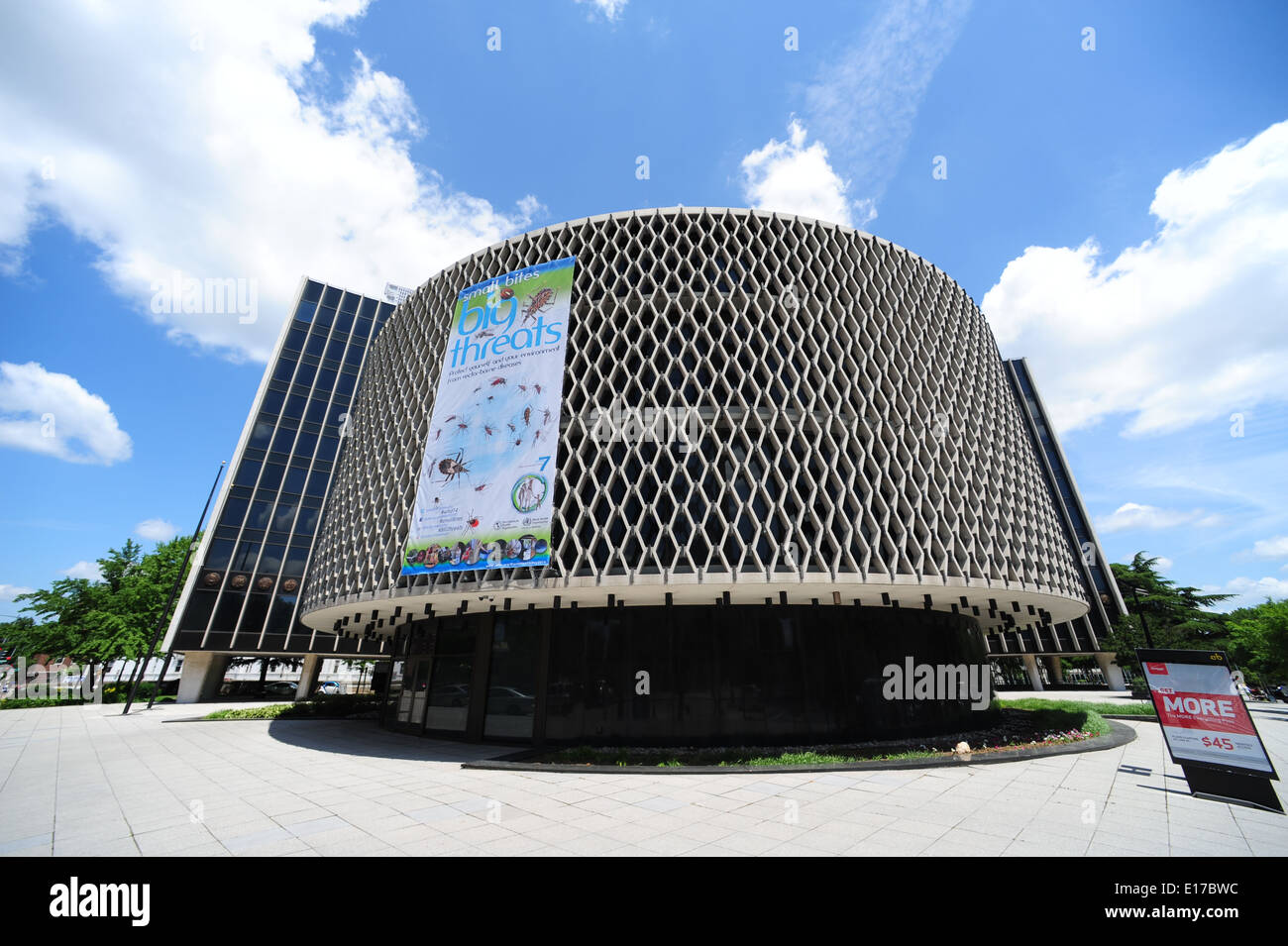 USA Washington DC Pan American Health Organization headquarters home PAHO and WHO exterior Stock