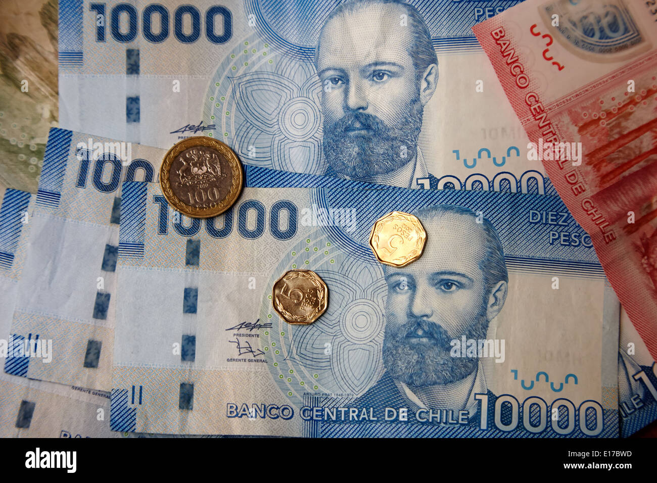 Chilean Peso Notes And Coins Stock Photo Alamy chilean-peso-notes-and-coins-stock-photo-alamy