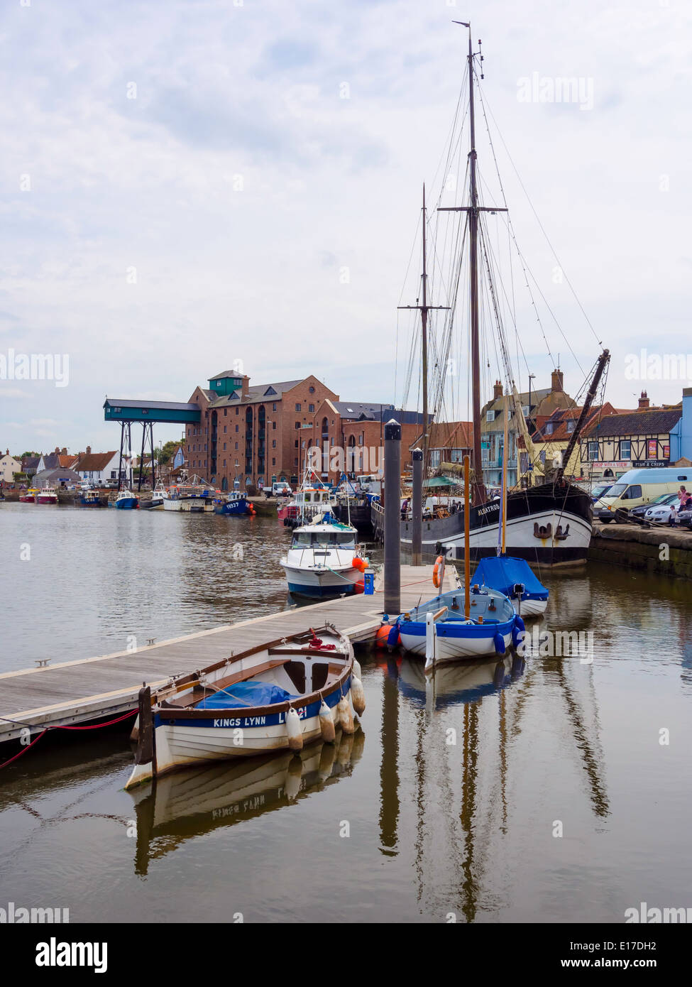 The water front Wells next the Sea Norfolk England UK Stock Photo - Alamy