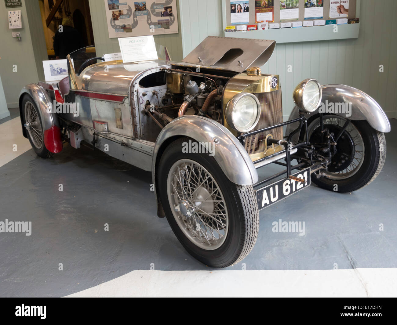 1923 ABC two seater sports car at the Bygones Museum at Holkham Hall Norfolk England UK Stock Photo