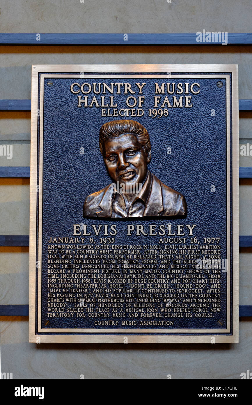 Hall of fame elvis hires stock photography and images Alamy