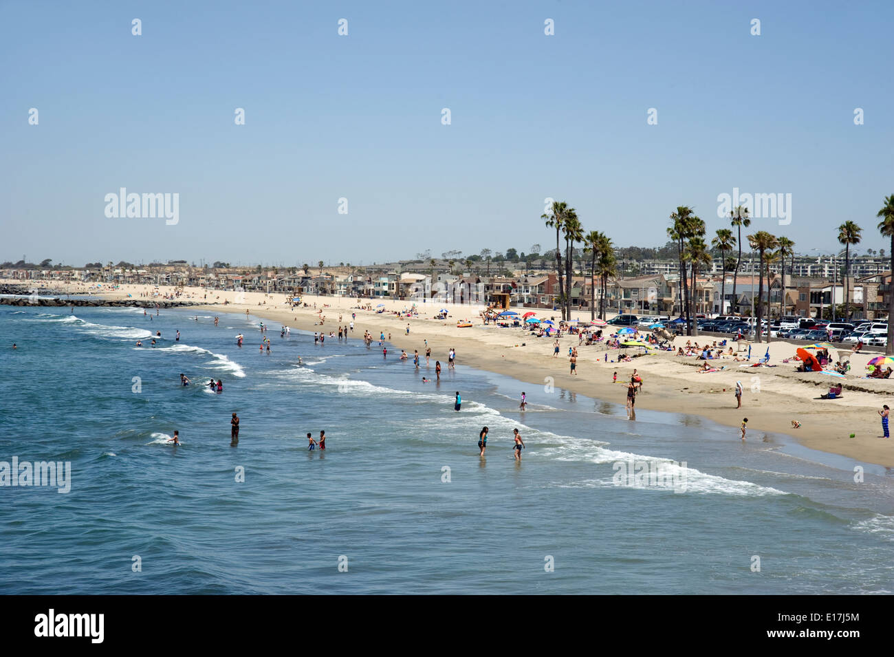 Newport Beach in Orange County, California Stock Photo