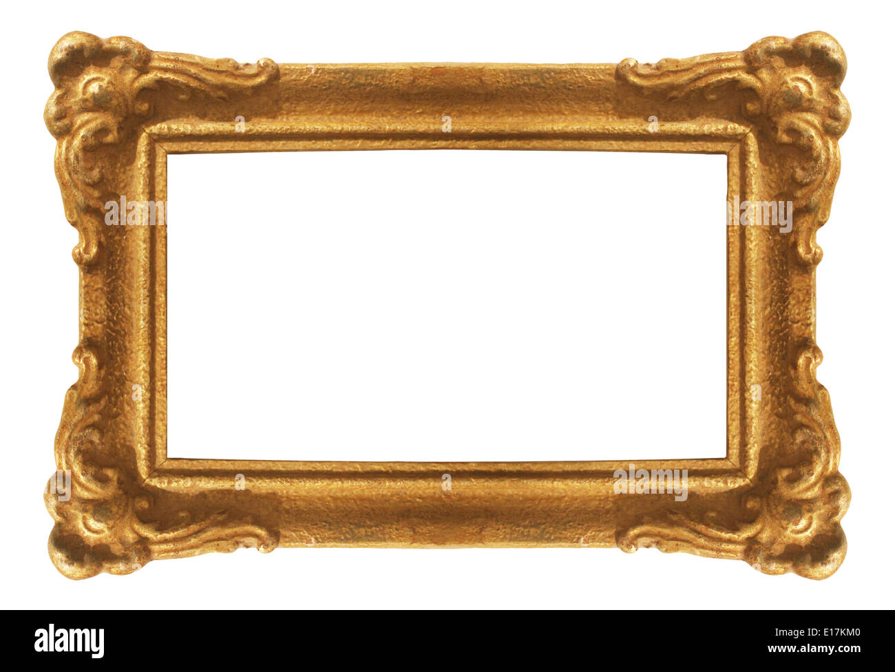 old antique gold frame Stock Photo Alamy