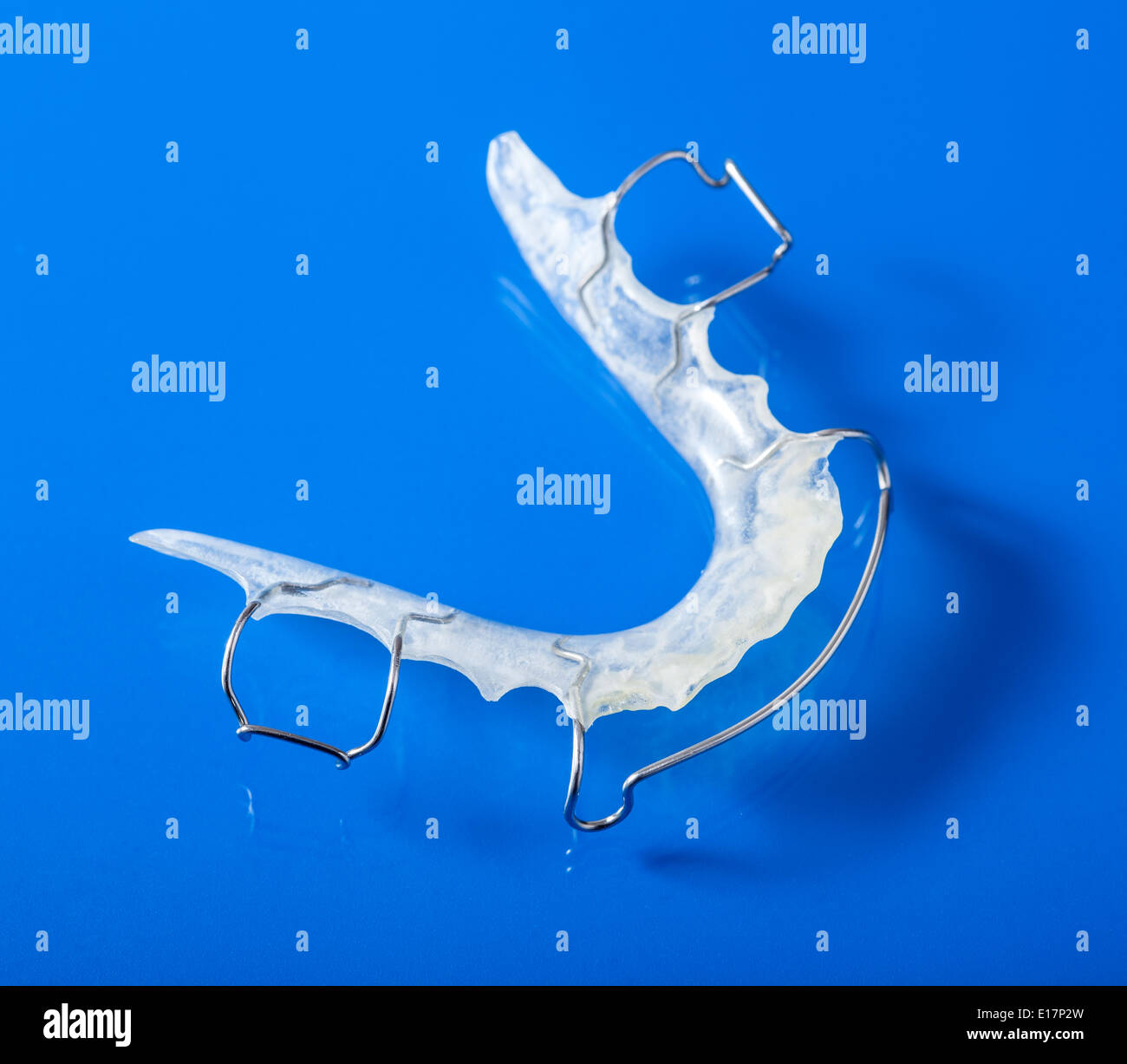 orthodontic teeth retainer brace bracket Stock Photo Alamy